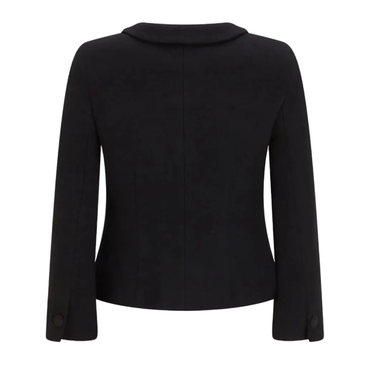Harper Black Tailored Penny Collar Jacket
