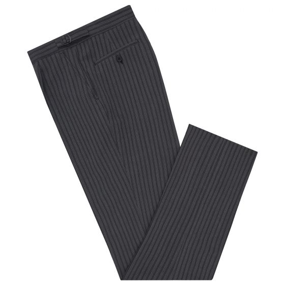 Lawson Grey Legal Stripe Wool Trouser