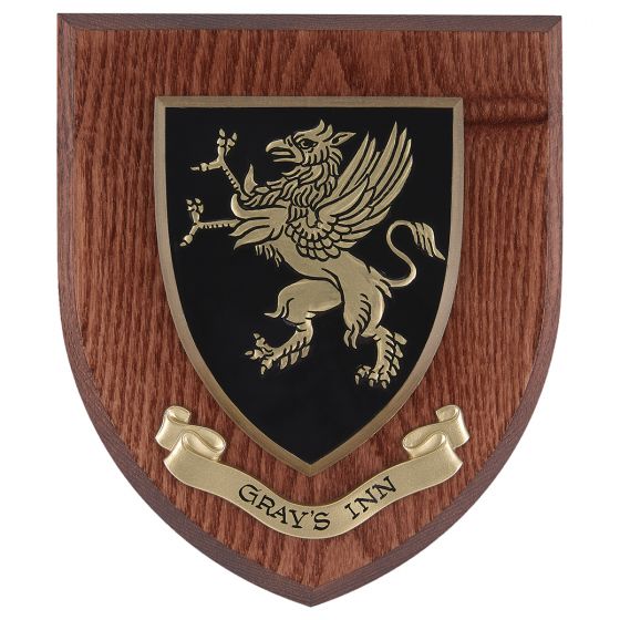 Ede & Ravenscroft | Gray's Inn Crest Hand Painted Wall Shield