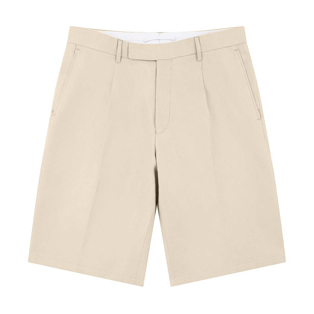 Ede & Ravenscroft | Tully Linen Shorts | Beige