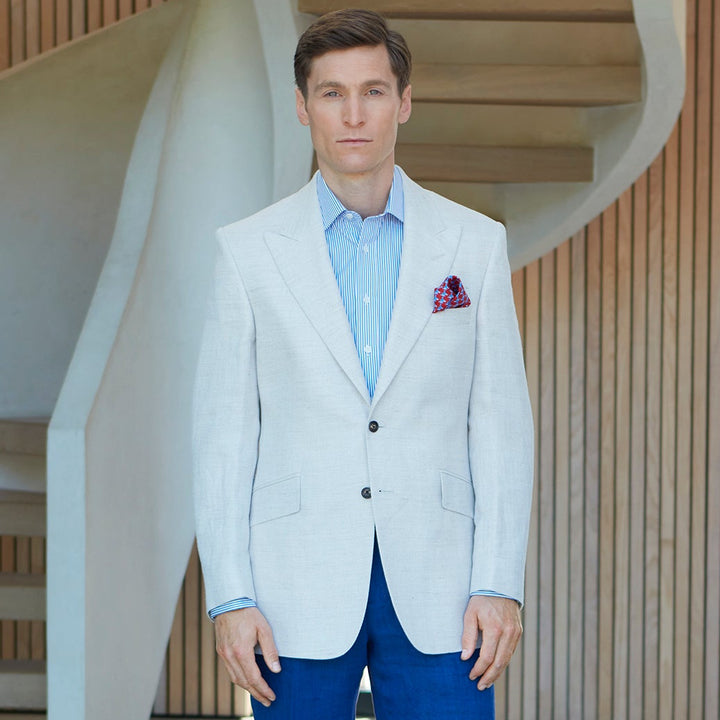 Faulkner Cream Herringbone Jacket