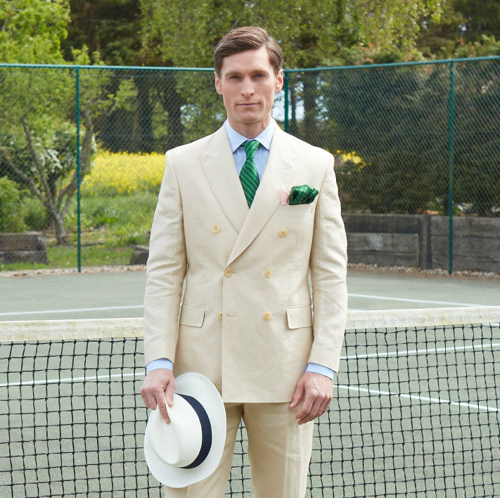 Baylen Beige Linen Jacket