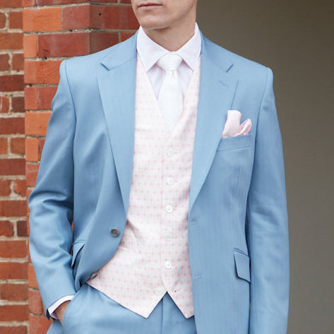 Hyde Pink Harlequin Silk Waistcoat