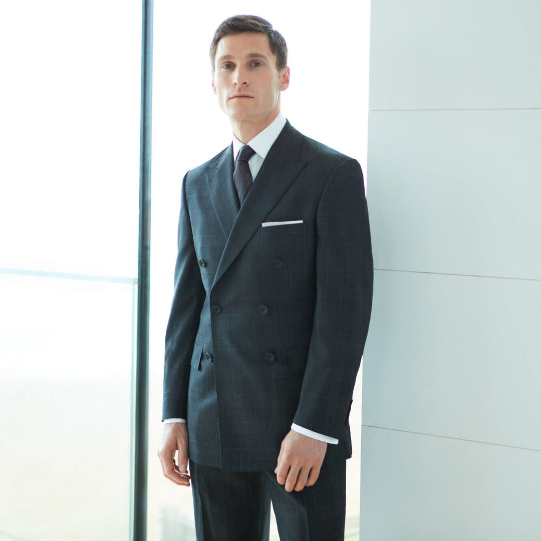 Farringdon Charcoal Tonal Check Suit