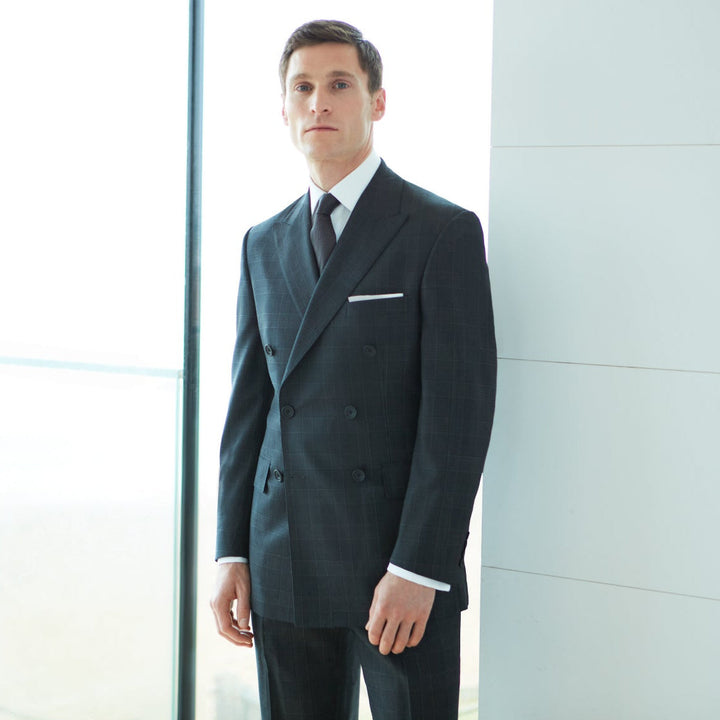 Farringdon Charcoal Tonal Check Suit