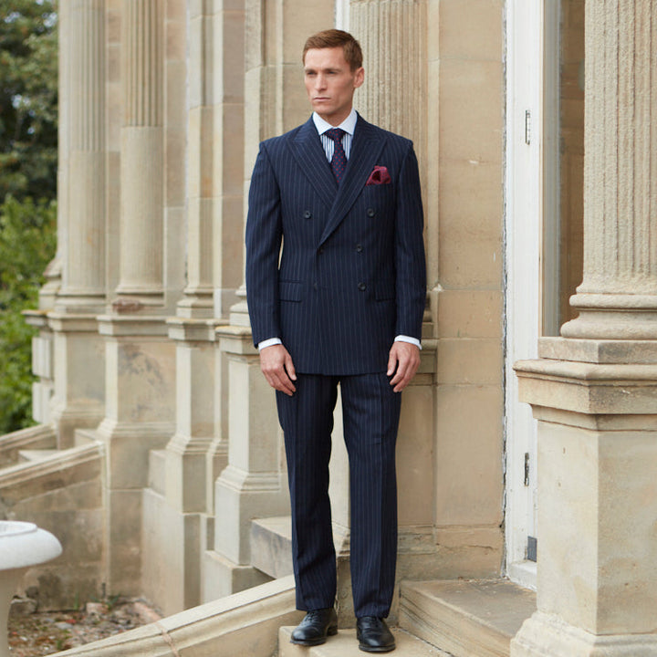 Farringdon Navy Pinstripe Suit