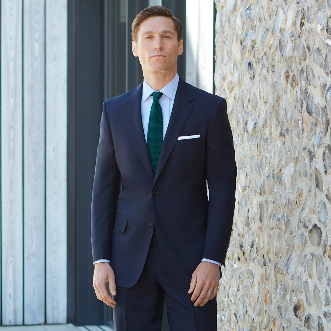 Hoxton Navy Pick and Pick Suit