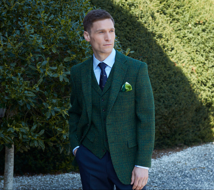 William Green Check Tweed Jacket