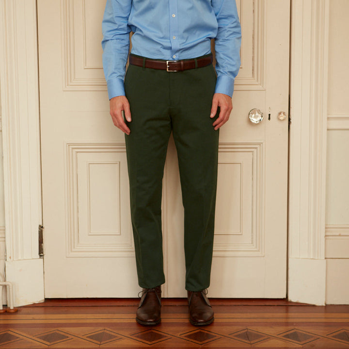 Thomas Green Cotton Twill Trouser