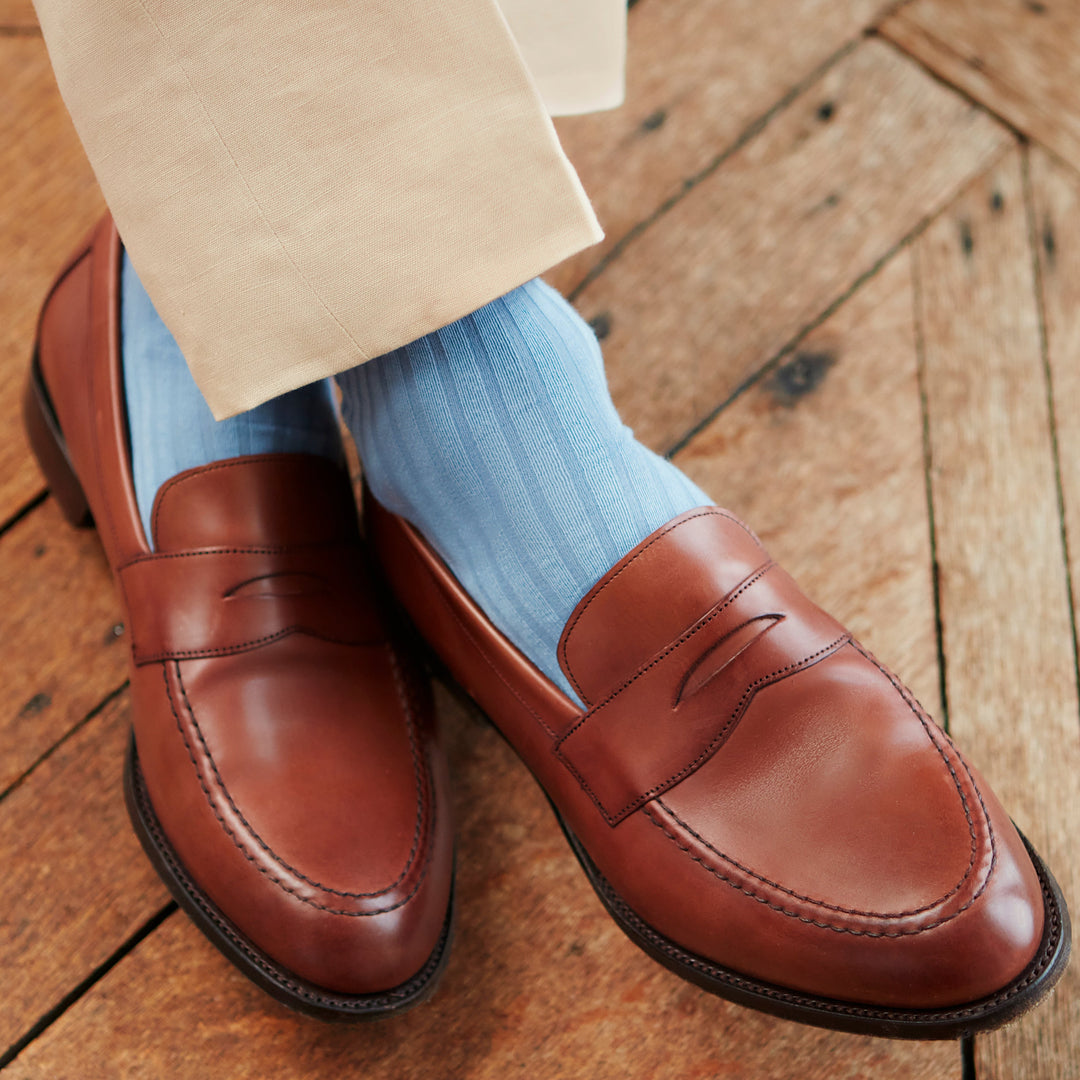 Sandy Brown Penny Loafer