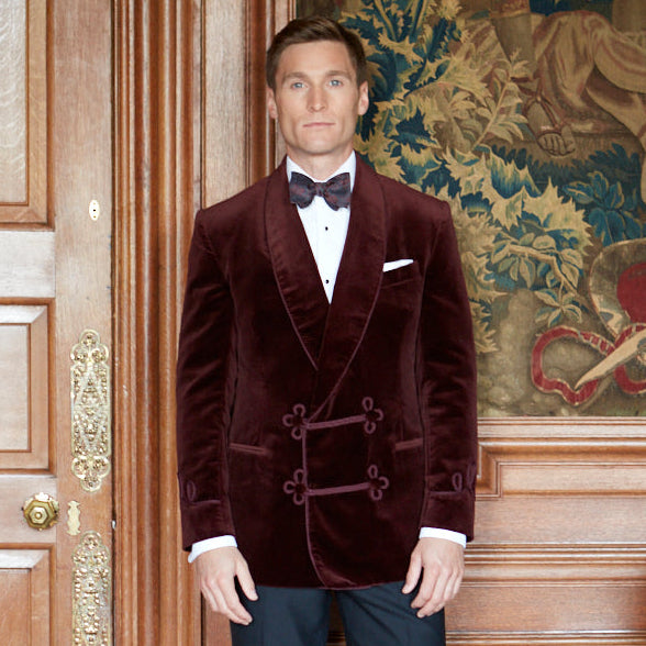 Bloomsbury Burgundy Velvet Jacket