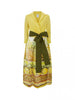 Jemma Long Pineapple Organza Dress
