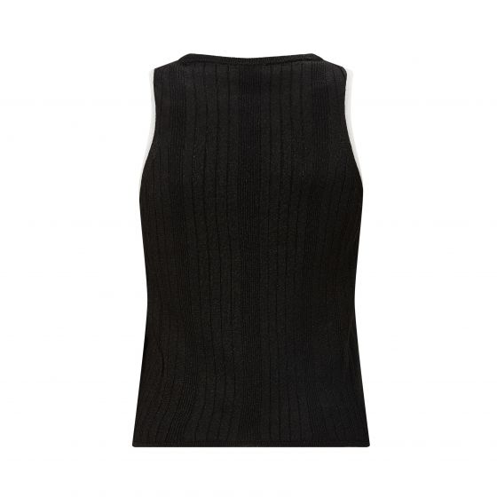 Knitted Ribbed Vest