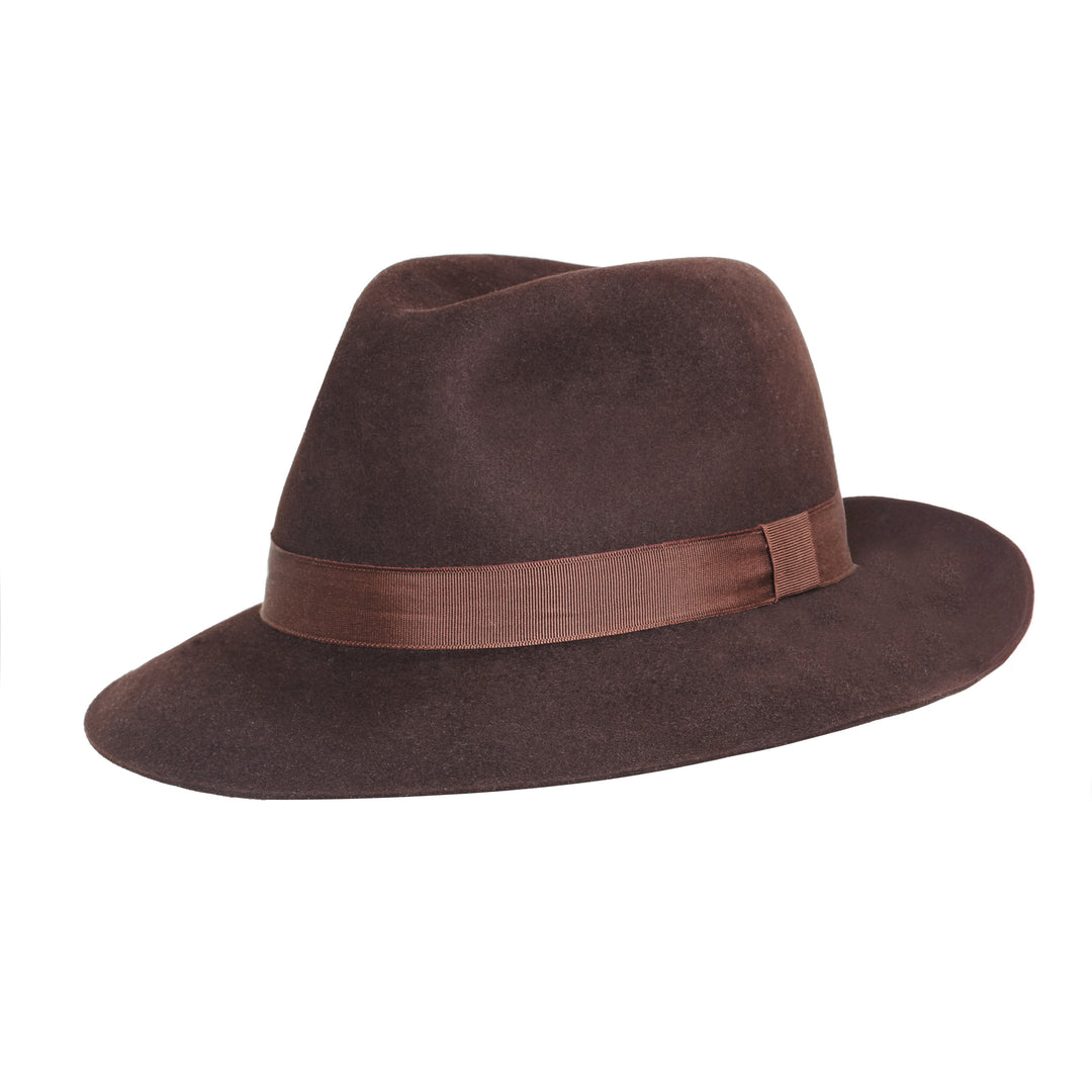 Ede Ravenscroft Harry Foldable Trilby Brown