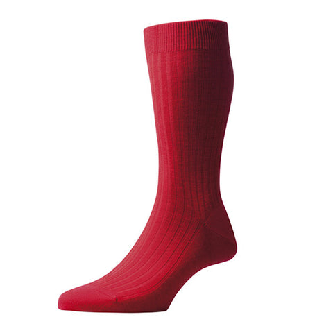 Laburnum Red Wool Socks