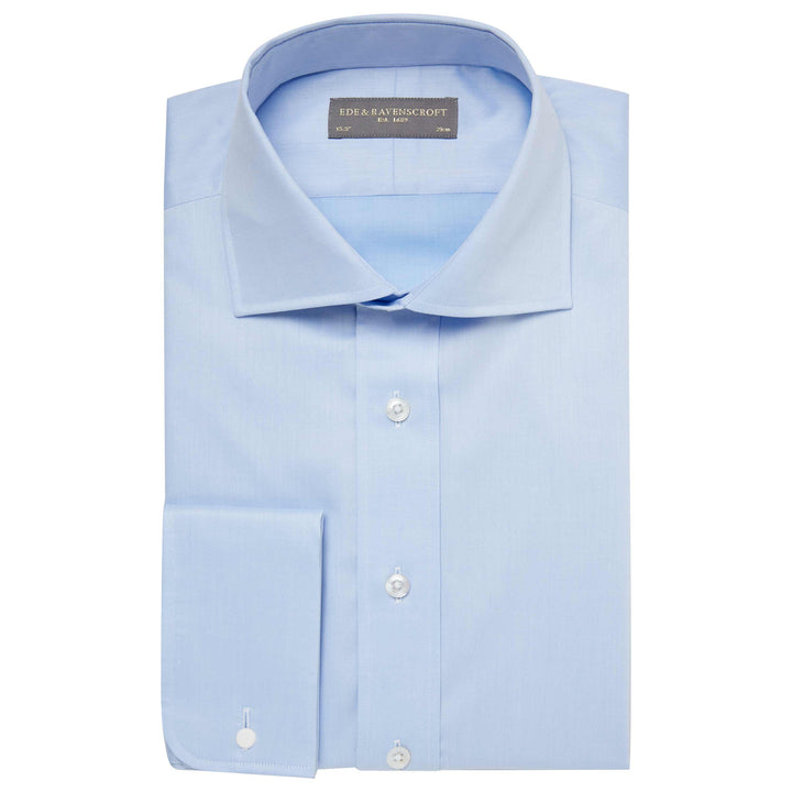 ANGUS FINE TWILL SHIRT - LIGHT BLUE