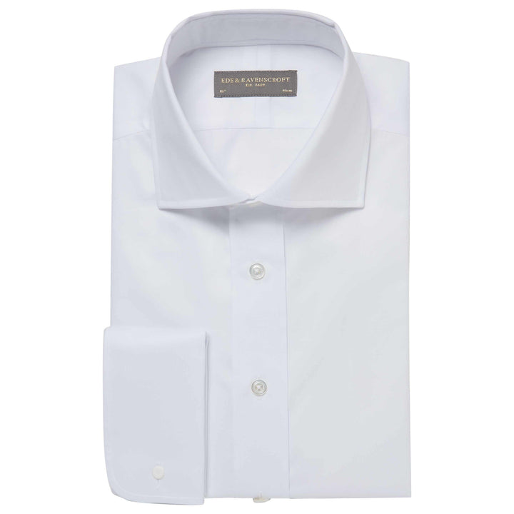 ANGUS FINE TWILL SHIRT - WHITE