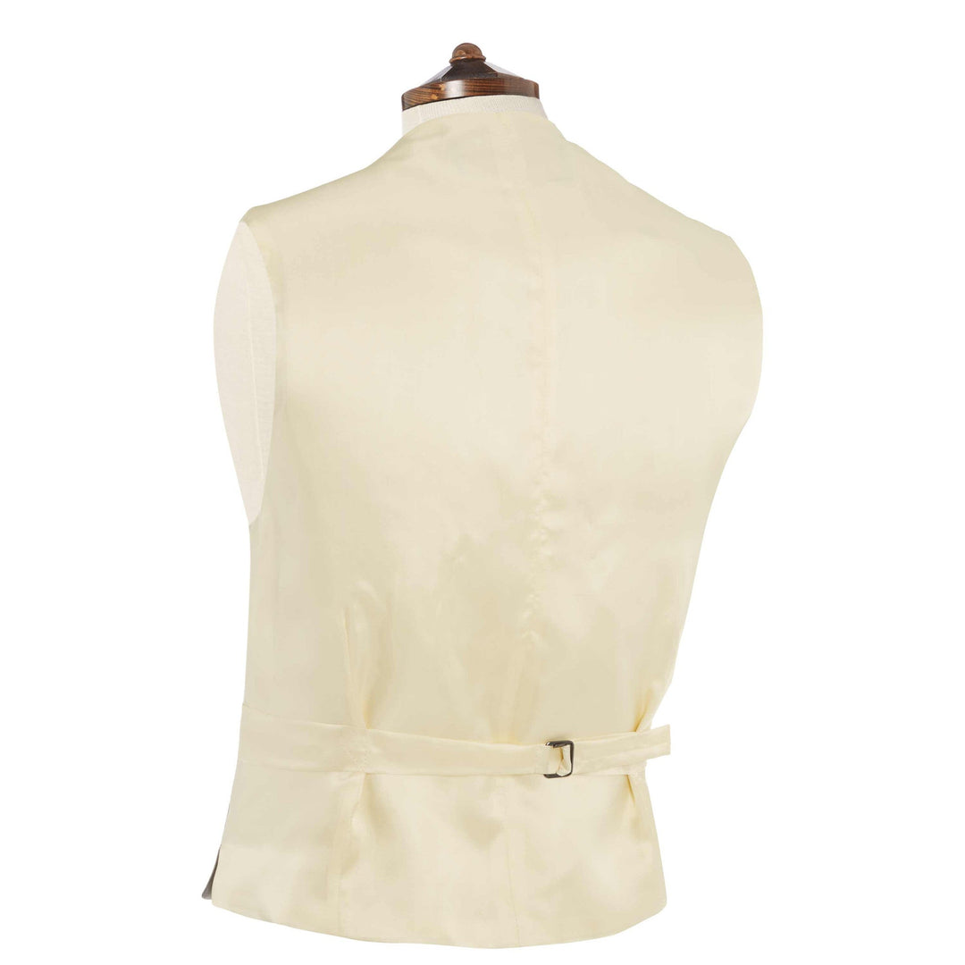 Hyde Classic Fit Beige Linen Waistcoat