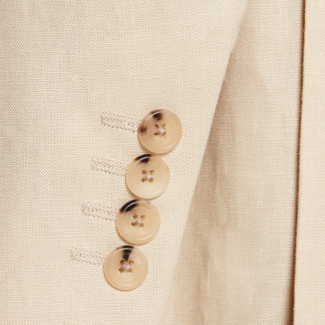 Beige William Linen Jacket