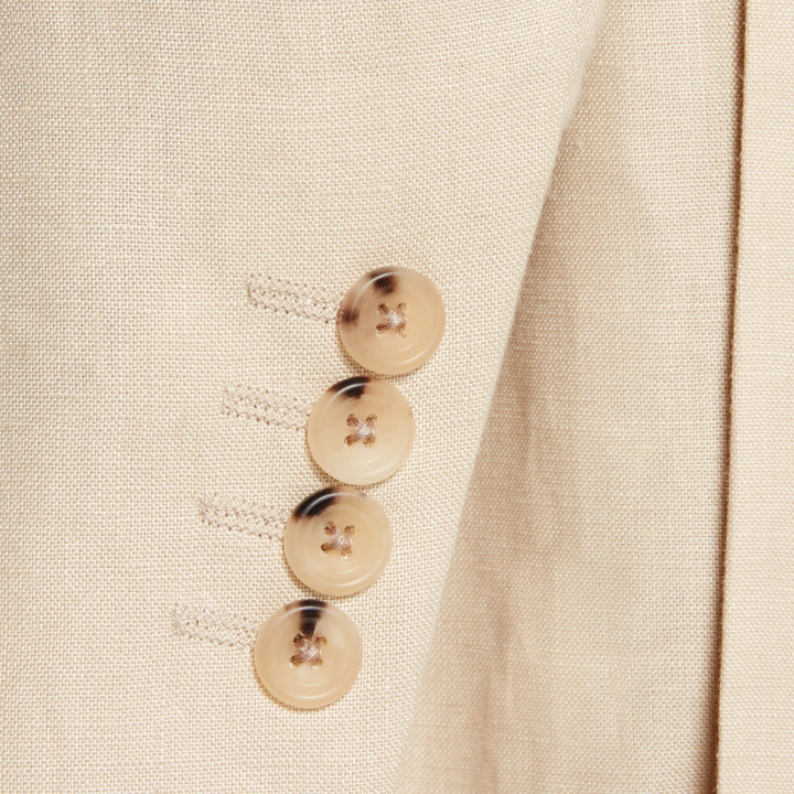 Beige William Linen Jacket