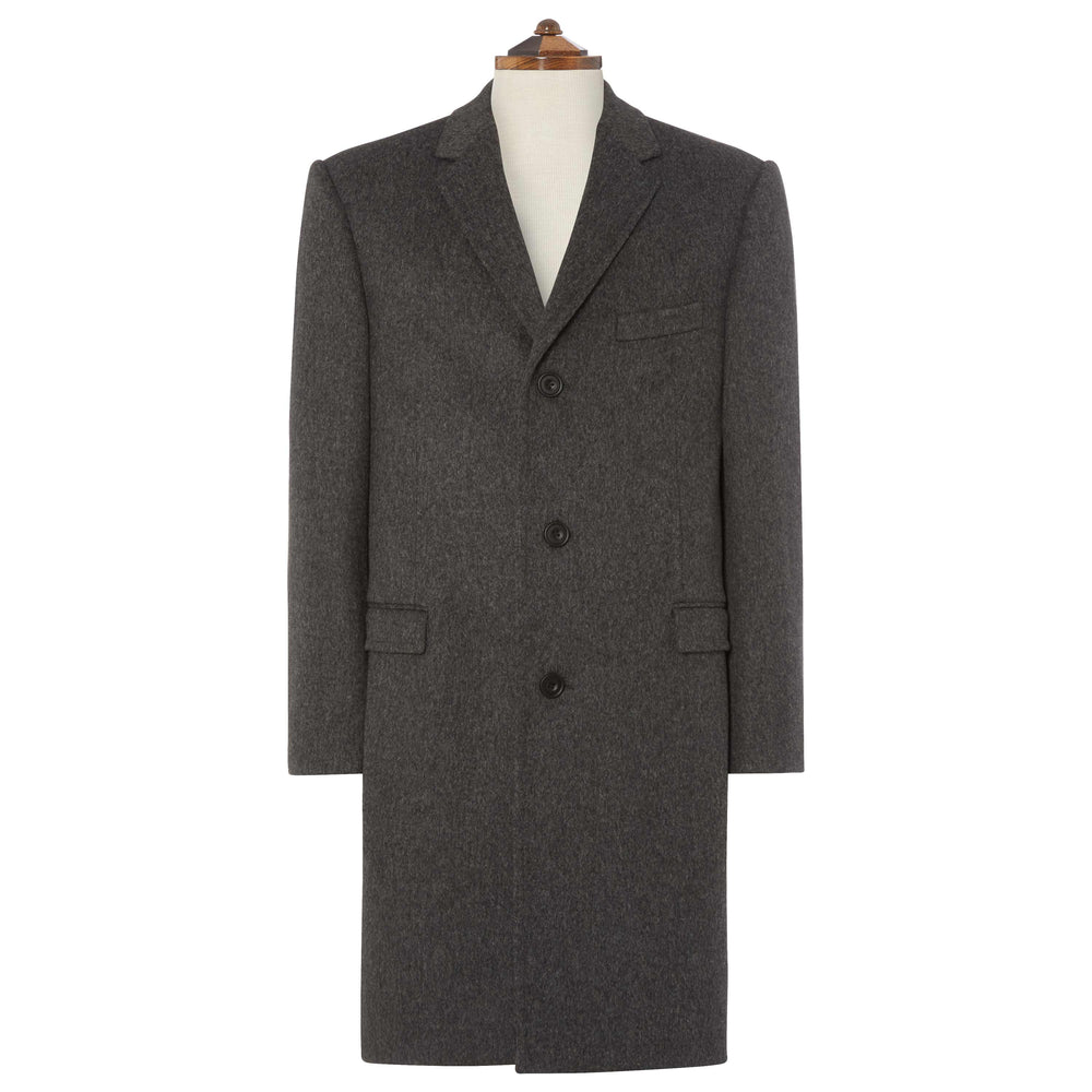 GREY GRANARD WOOL COAT
