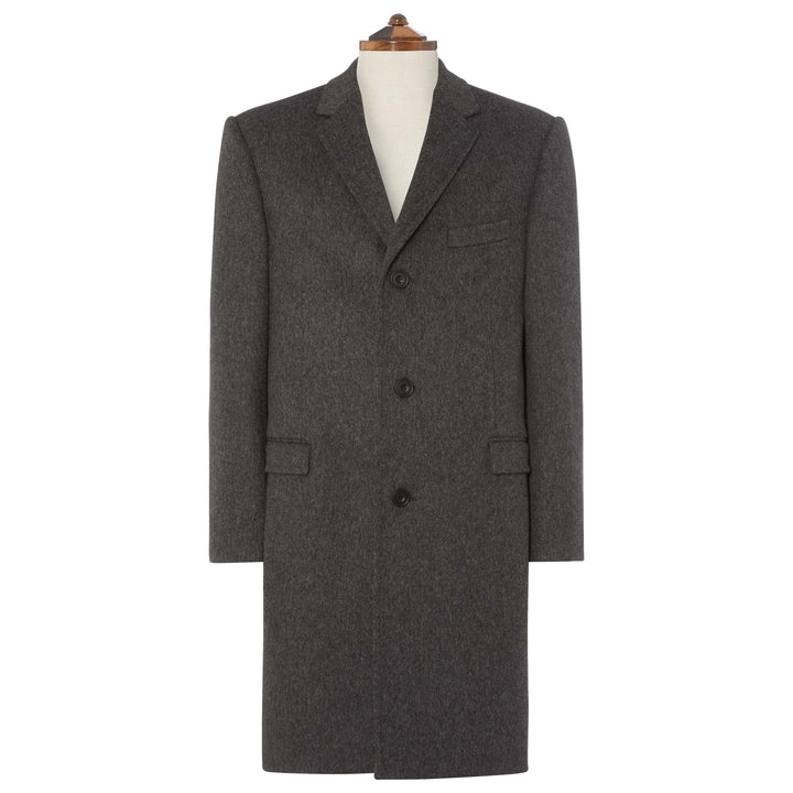 GREY GRANARD WOOL COAT