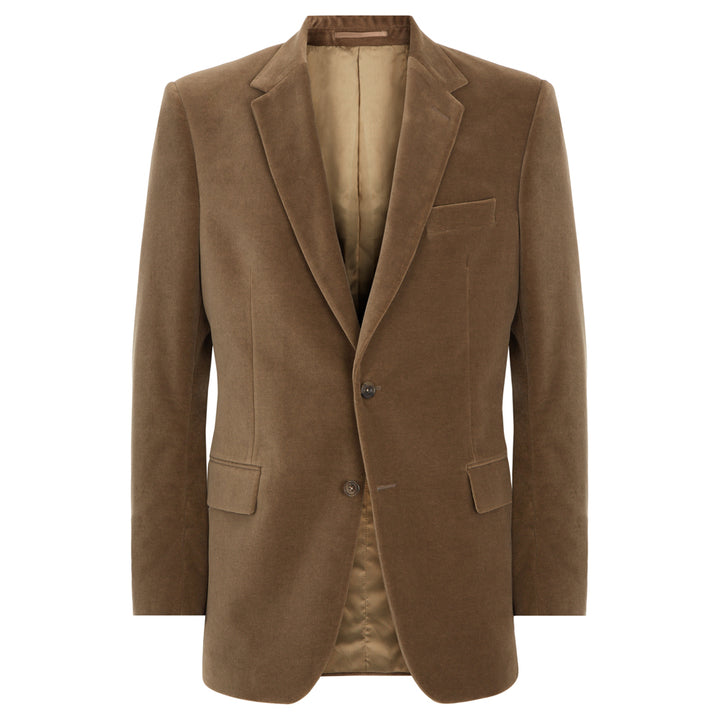 William Beige Cotton Velvet Jacket