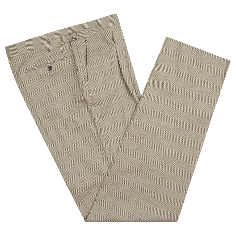KILDAIRE COTTON CHECK TROUSERS