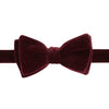 Aubergine Velvet Bow Tie