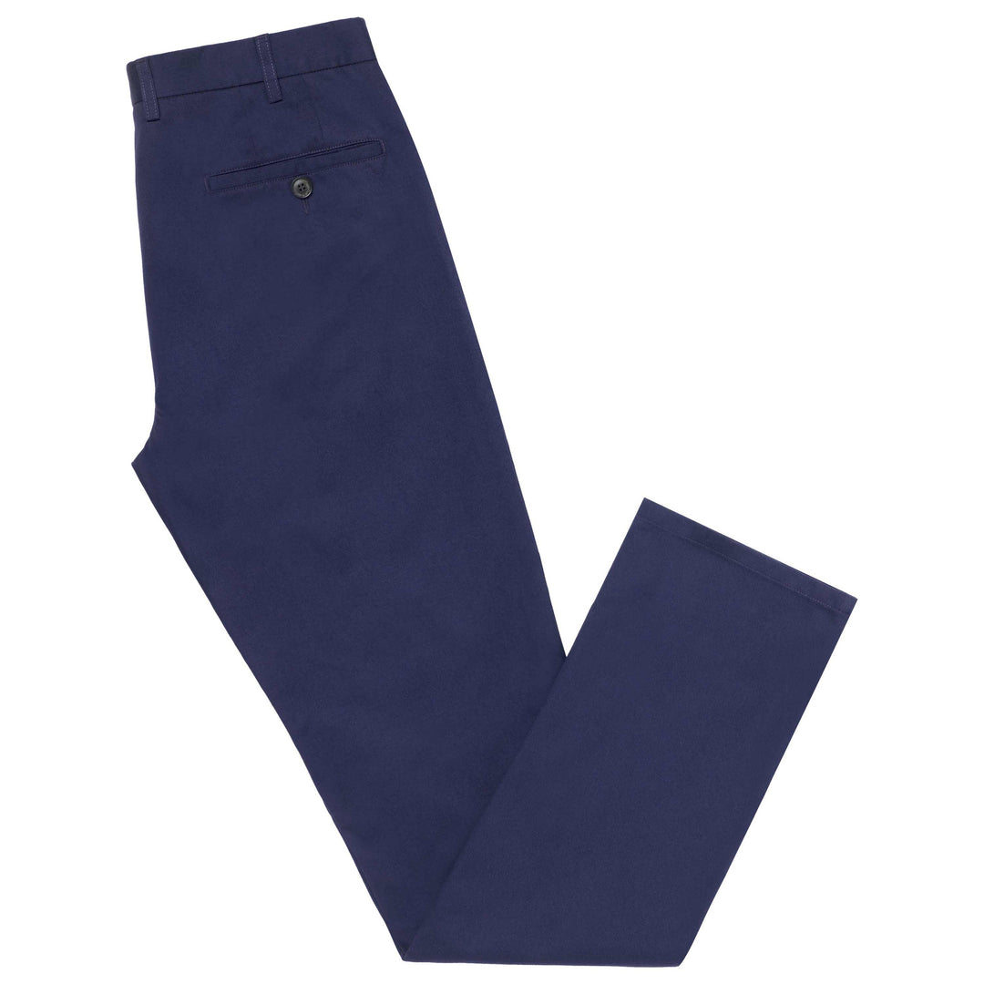 NAVY TERRANCE PLAIN TROUSER