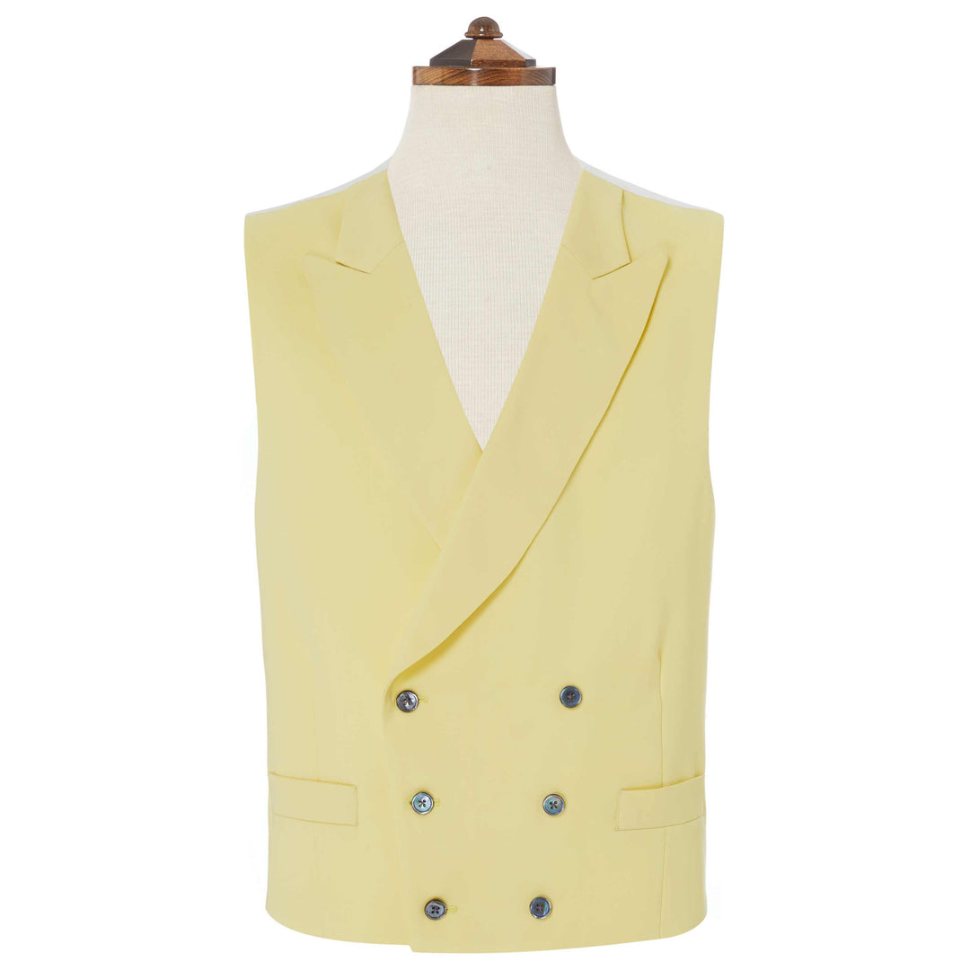 Hayward Yellow Wool Waistcoat