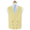 Hayward Yellow Wool Waistcoat
