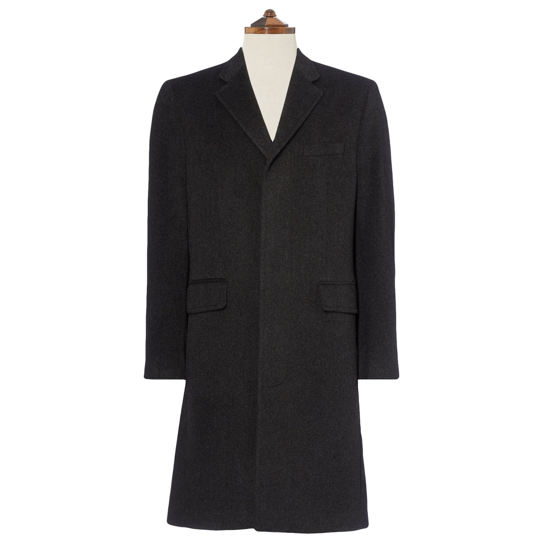 Warrington Charcoal Wool Cashmere Coat