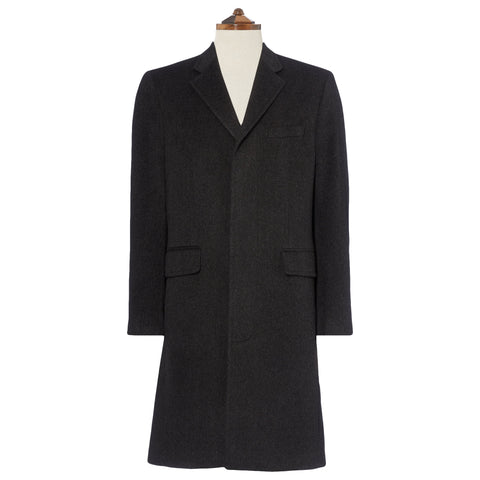 Warrington Charcoal Wool Cashmere Coat