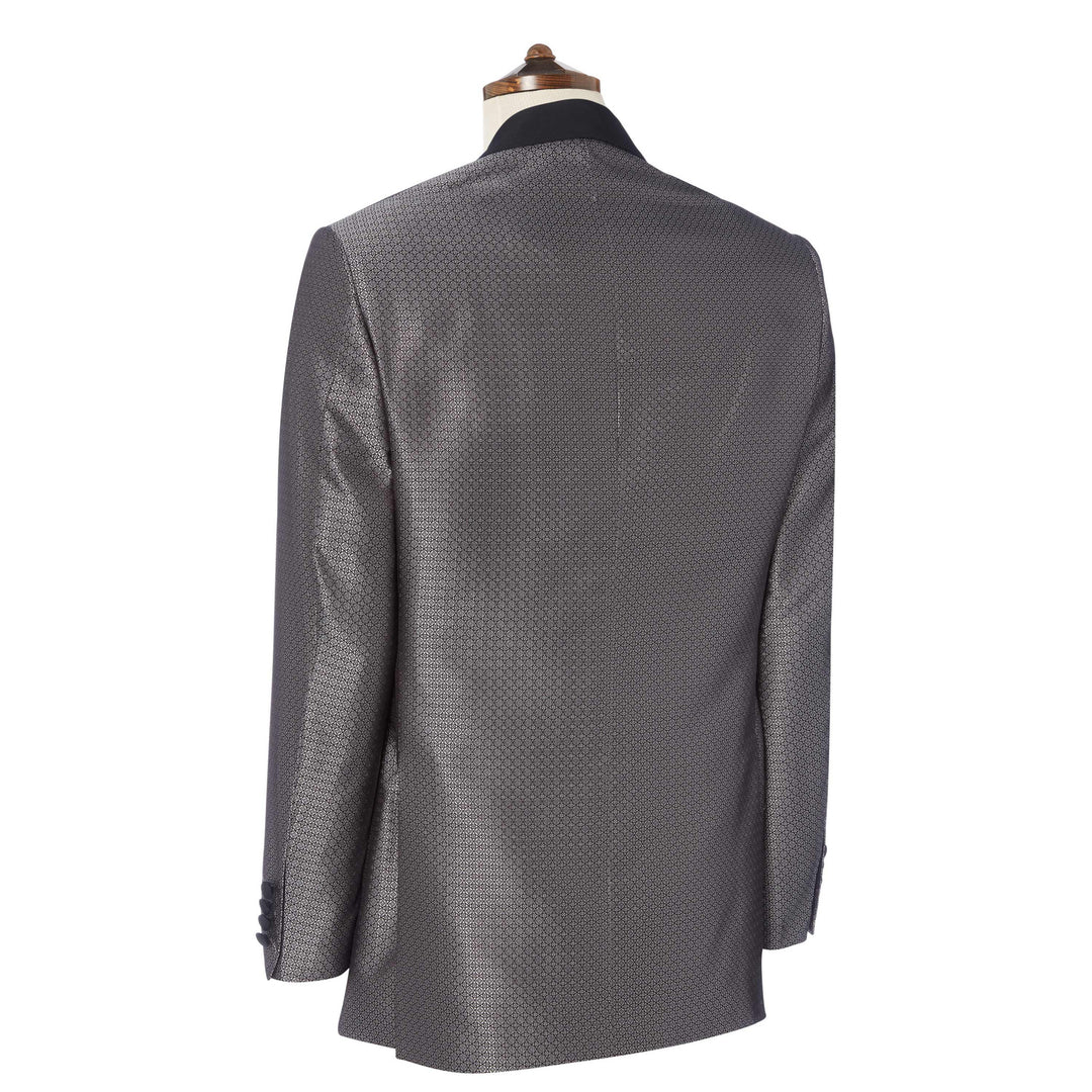 Grey Grosvenor Geometric Jacket