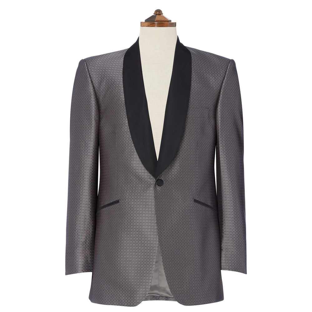 Grey Grosvenor Geometric Jacket