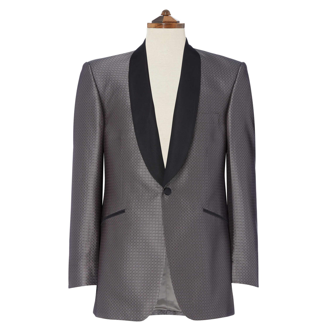 Grey Grosvenor Geometric Jacket