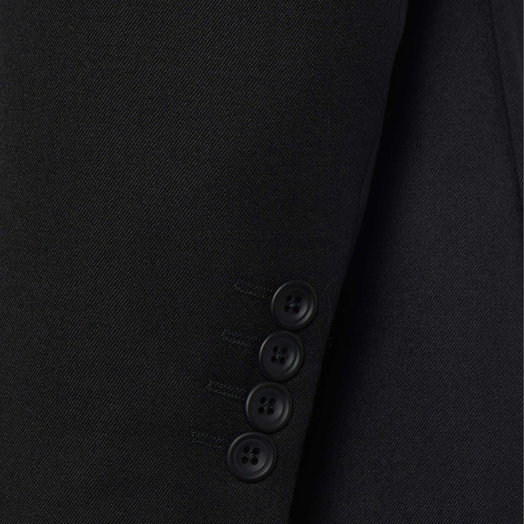 BLACK CAMBRIDGE WOOL SUIT