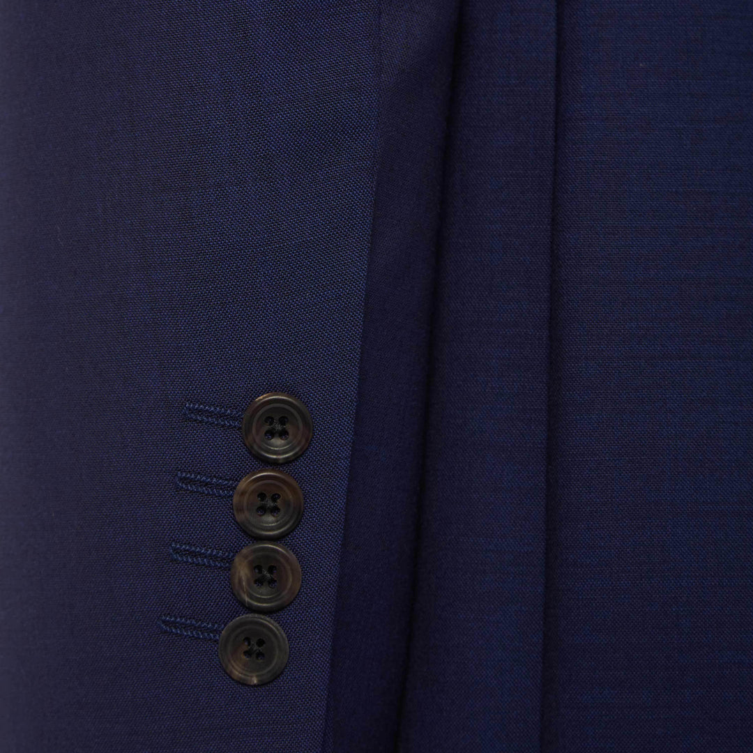 Blue Hampstead Plain Weave Suit