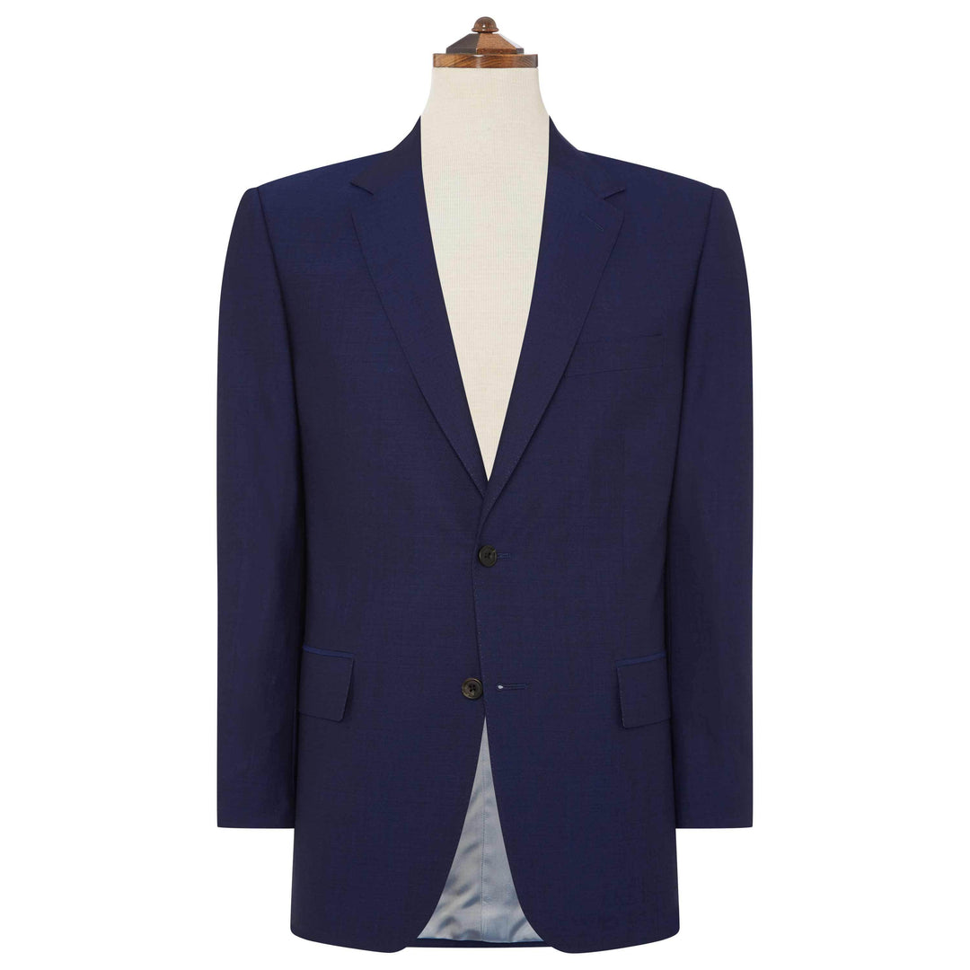 Blue Hampstead Plain Weave Suit