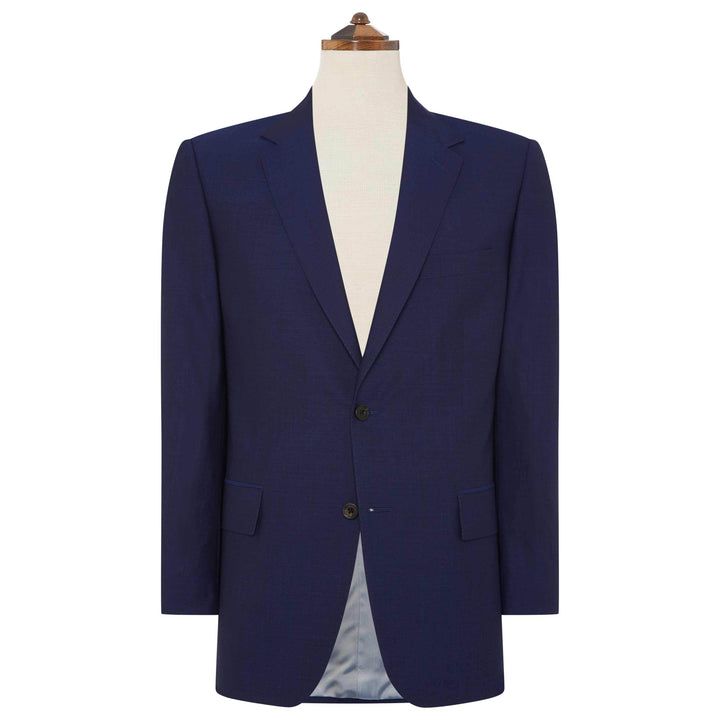 Blue Hampstead Plain Weave Suit