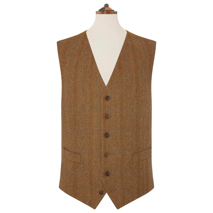 Brown Hyde Check Waistcoat