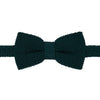 Green Knitted Pre-Tied Silk Bow tie