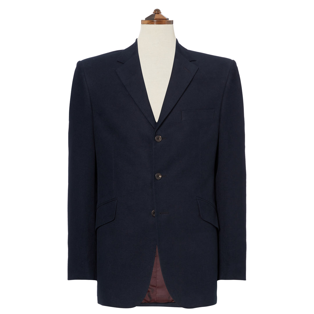 Warrick Navy Moleskin Jacket