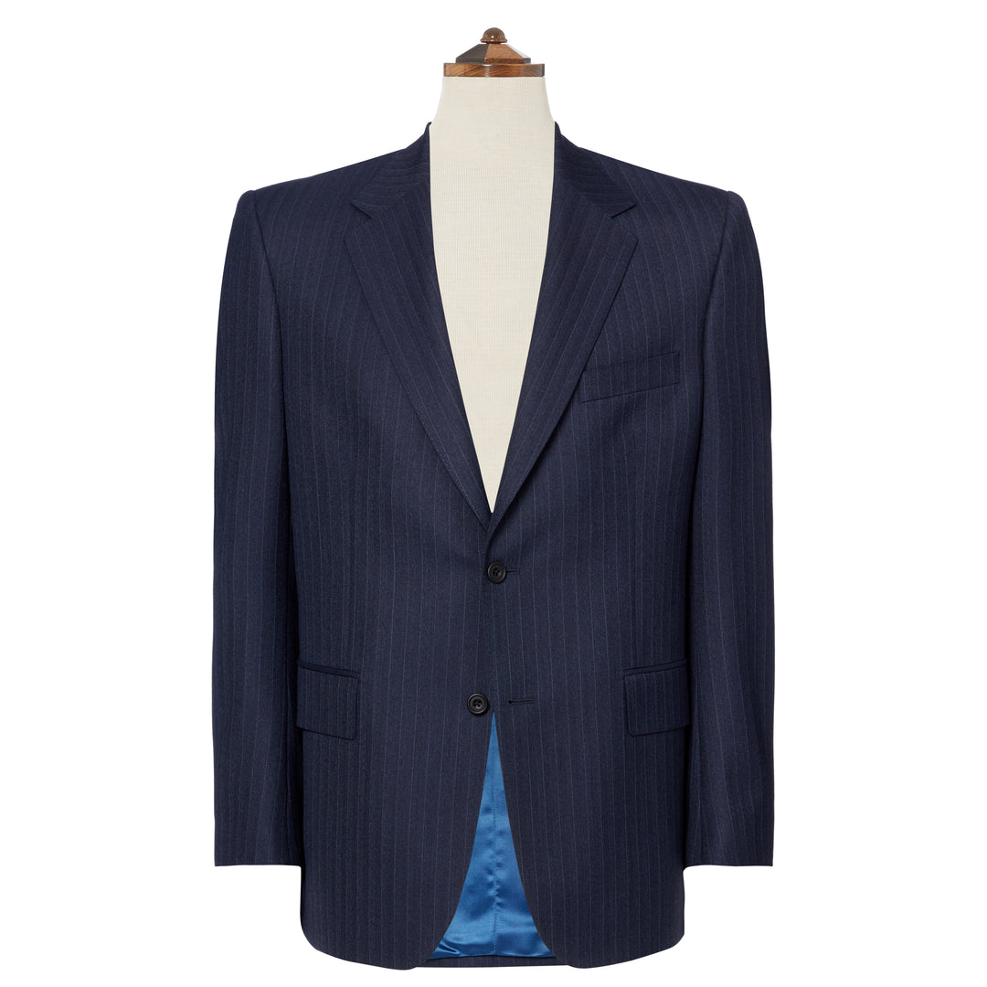 Kilburn Navy Herringbone Stripe Suit
