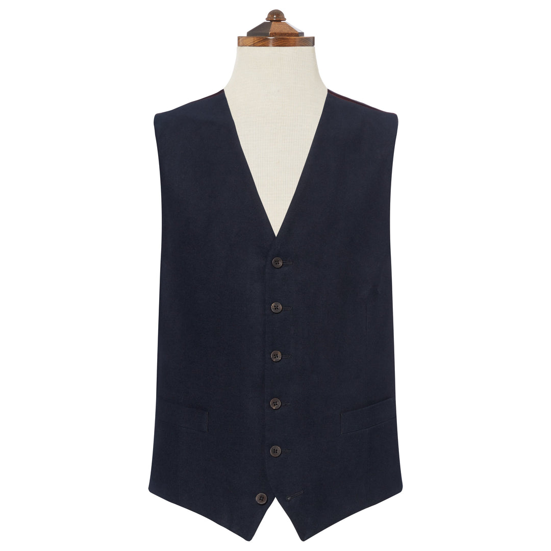 Hyde Dark Green Moleskin Waistcoat