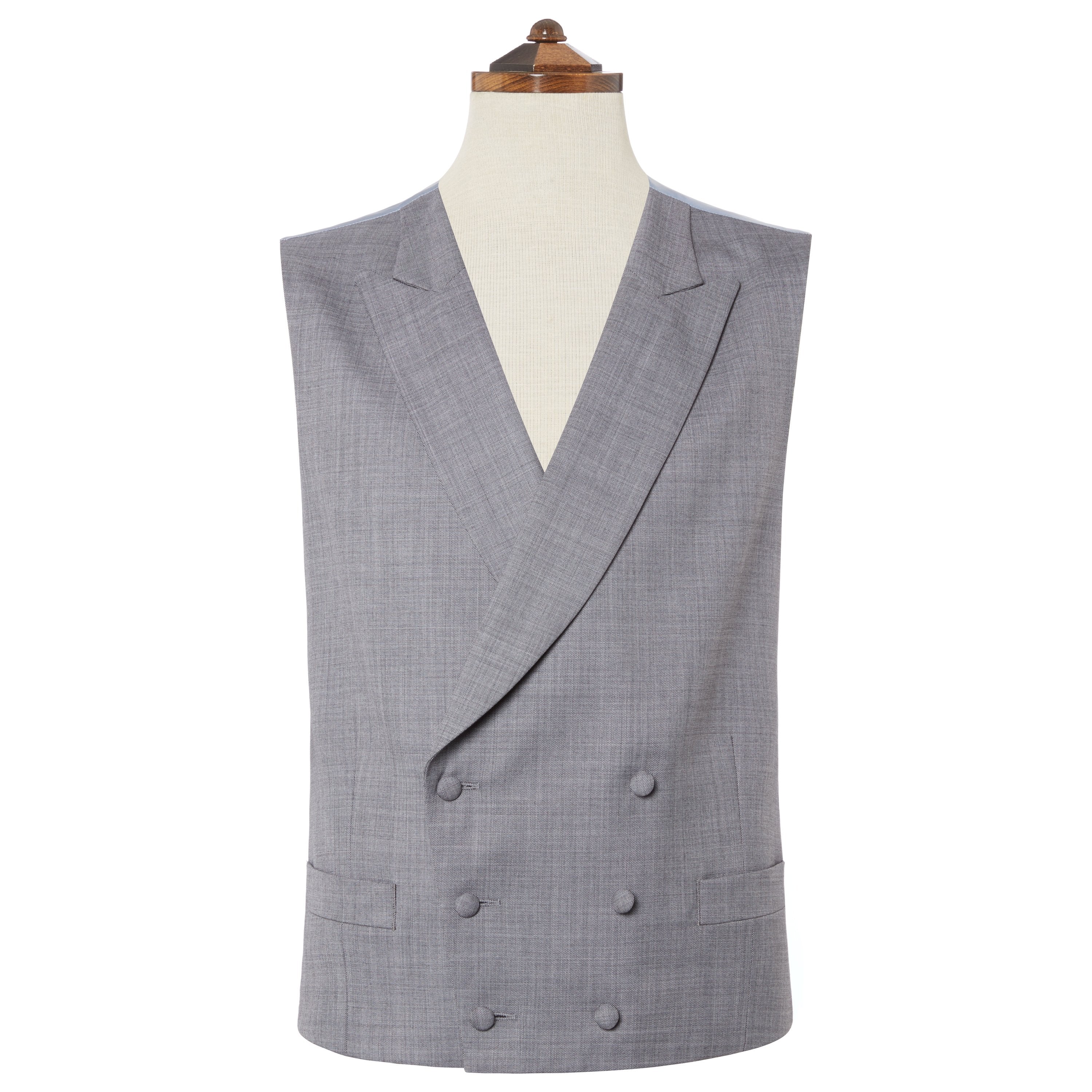 Ede & Ravenscroft | Hayward Super 140's Wool Waistcoat | Grey