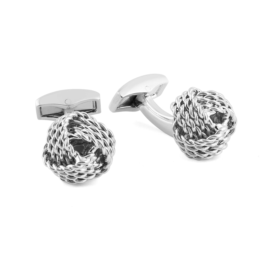 Silver Knot Cufflinks