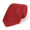 Red Heavy Textured Twill Tie