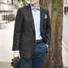 Gregory Brown and Teal Check Jacket